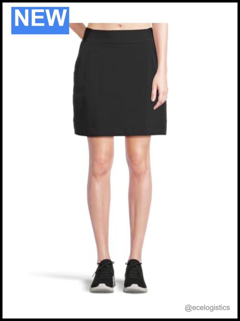 Skechers Slip-Ins Skort 18" Inseam Skirt with Built-in Shorts Athletic Tennis
